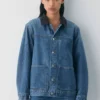 Denim Forum Die Workwear-Jeanshemdjacke Denim Forum Die Workwear-Jeanshemdjacke