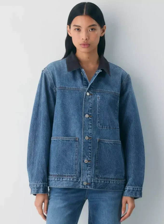 Denim Forum Die Workwear-Jeanshemdjacke Denim Forum Die Workwear-Jeanshemdjacke