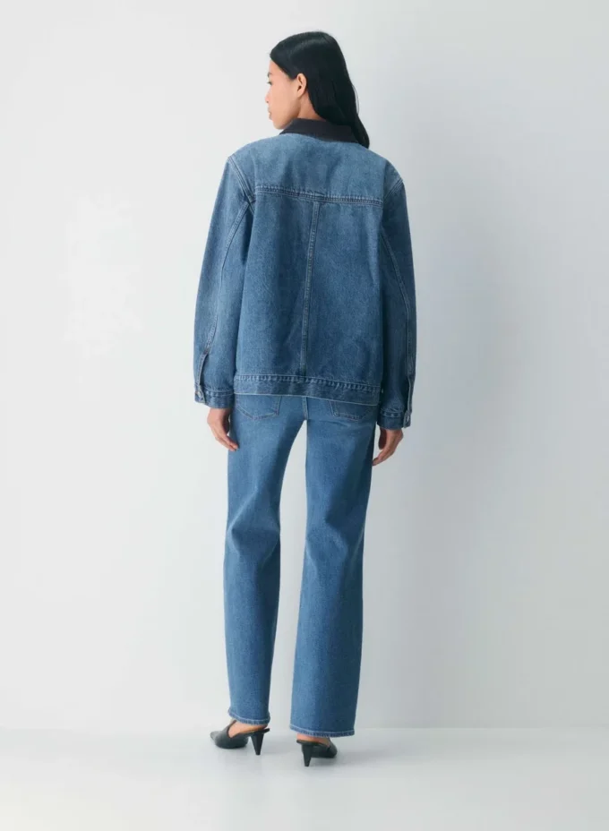 Denim Forum Die Workwear-Jeanshemdjacke Denim Forum Die Workwear-Jeanshemdjacke