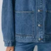 Denim Forum Die Workwear-Jeanshemdjacke Denim Forum Die Workwear-Jeanshemdjacke