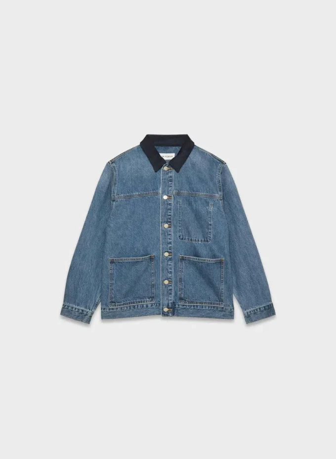 Denim Forum Die Workwear-Jeanshemdjacke Denim Forum Die Workwear-Jeanshemdjacke