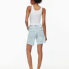 Denim Forum Die Yoko Hi-rise Mid-thigh Denim Short Denim Forum Die Yoko Hi-rise Mid-thigh Denim Short