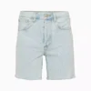 Denim Forum Die Yoko Hi-rise Mid-thigh Denim Short Denim Forum Die Yoko Hi-rise Mid-thigh Denim Short