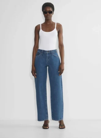 Denim Forum Kai Curve-Fit Relaxed Mid-Rise Barrel Jean Denim Forum Kai Curve-Fit Relaxed Mid-Rise Barrel Jean