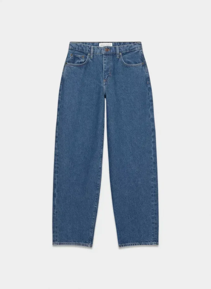 Denim Forum Kai Relaxed Mid-rise Barrel Jean Denim Forum Kai Relaxed Mid-rise Barrel Jean