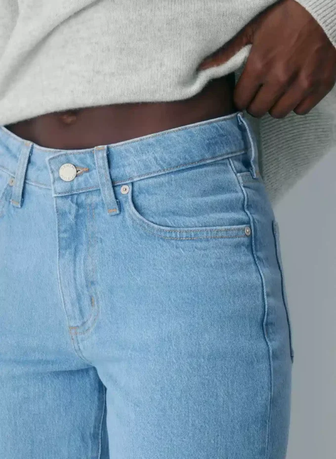 Denim Forum Lana Curve-Fit Mid-Rise Wide Jean Denim Forum Lana Curve-Fit Mid-Rise Wide Jean