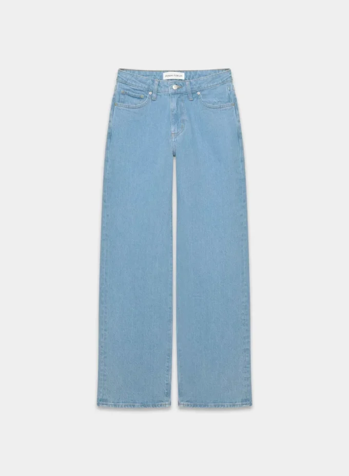 Denim Forum Lana Curve-Fit Mid-Rise Wide Jean Denim Forum Lana Curve-Fit Mid-Rise Wide Jean