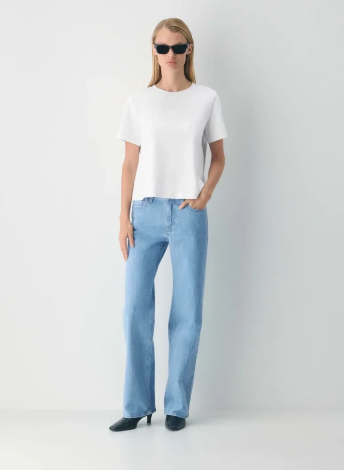 Denim Forum Lana Mid-rise Wide Jean Denim Forum Lana Mid-rise Wide Jean
