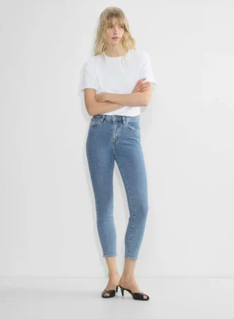 Denim Forum Nyla Hi-Rise Skinny Jeans