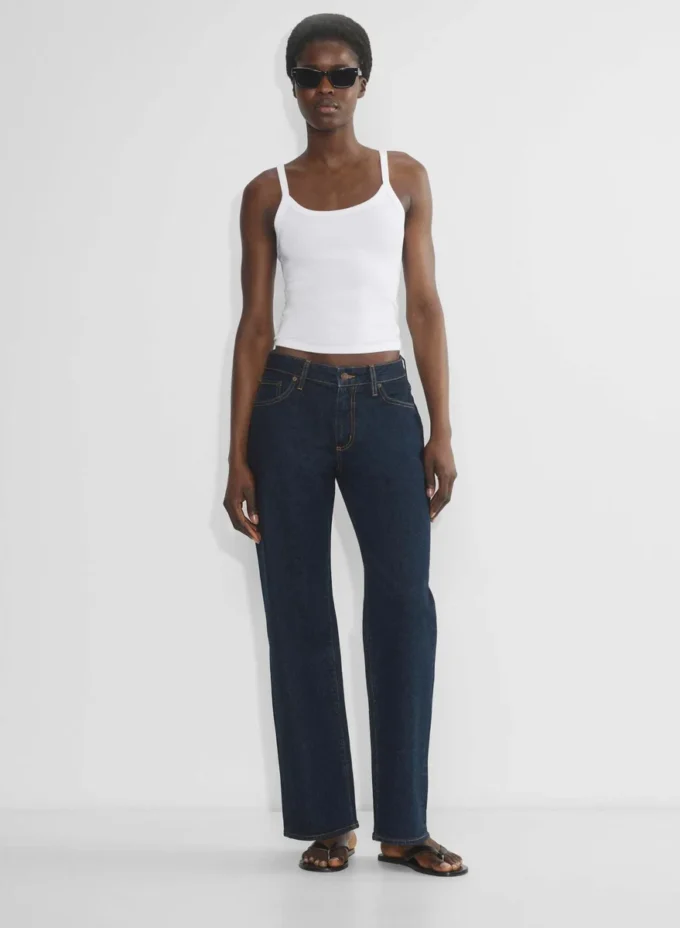 Denim Forum Salma Curve-Fit Super Lo-Rise Baggy Jeans Denim Forum Salma Curve-Fit Super Lo-Rise Baggy Jeans