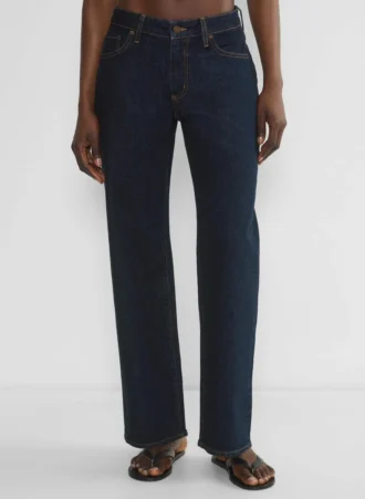 Denim Forum Salma Curve-Fit Super Lo-Rise Baggy Jeans