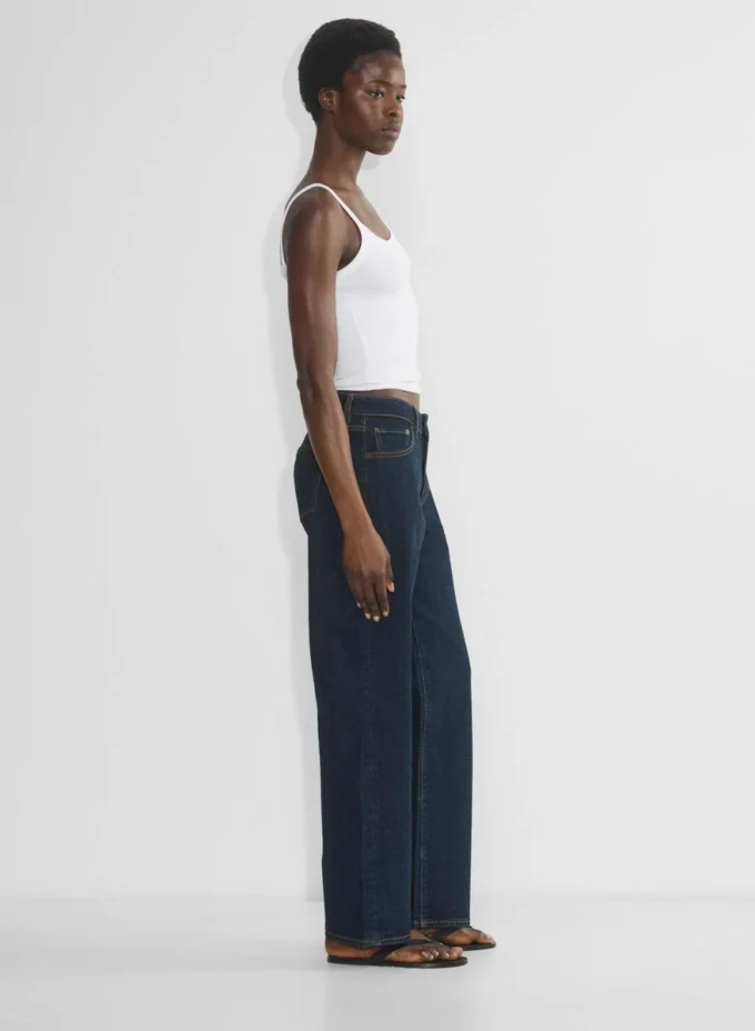 Denim Forum Salma Curve-Fit Super Lo-Rise Baggy Jeans Denim Forum Salma Curve-Fit Super Lo-Rise Baggy Jeans