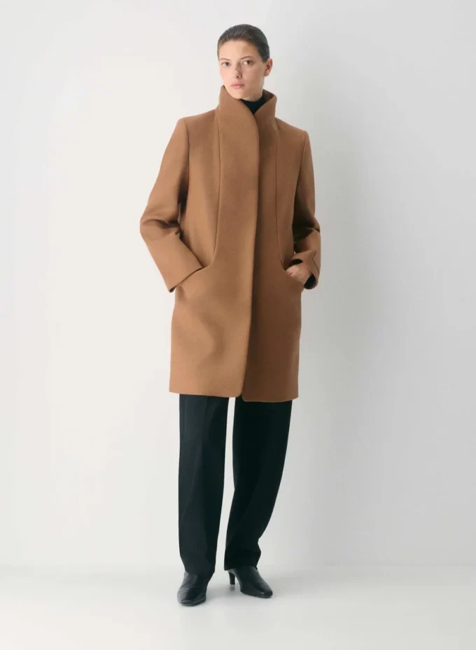 Der Cocoon-Mantel – Luxuriöse Woll-Kaschmir-Mischung Der Cocoon-Mantel – Luxuriöse Woll-Kaschmir-Mischung