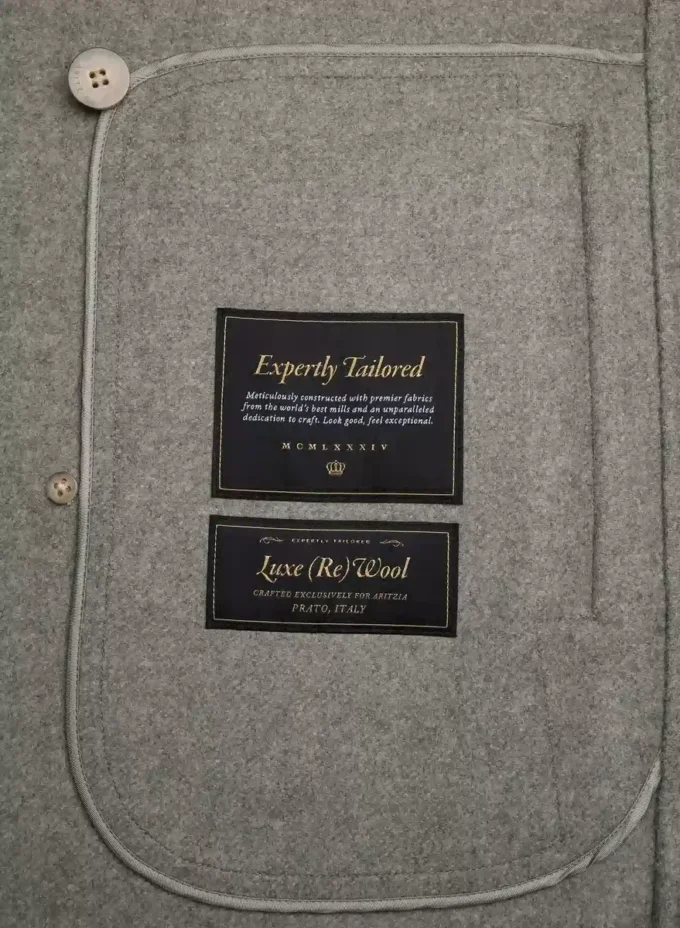 Der Mezzanine Double-Faced Coat – Luxe (Re)Wool Der Mezzanine Double-Faced Coat – Luxe (Re)Wool