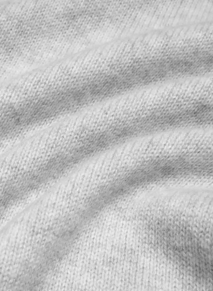 Essential Cashmere Hose mit hoher Taille und weitem Bein