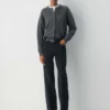 Essential Cashmere Relaxed Crew Cardigan Essential Cashmere Relaxed Crew Cardigan