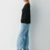 Essential Cashmere Sweater mit lockerem V-Ausschnitt