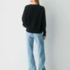 Essential Cashmere Sweater mit lockerem V-Ausschnitt