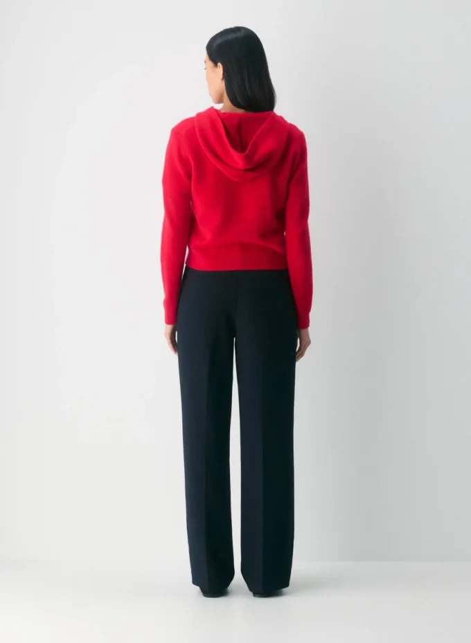 Essential Kaschmir-Kapuzenpullover mit Reißverschluss Essential Kaschmir-Kapuzenpullover mit Reißverschluss