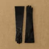 Extra lange Lederhandschuhe