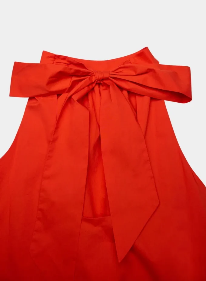 Fawn Popeline-Kleid