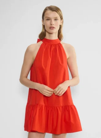 Fawn Popeline-Kleid