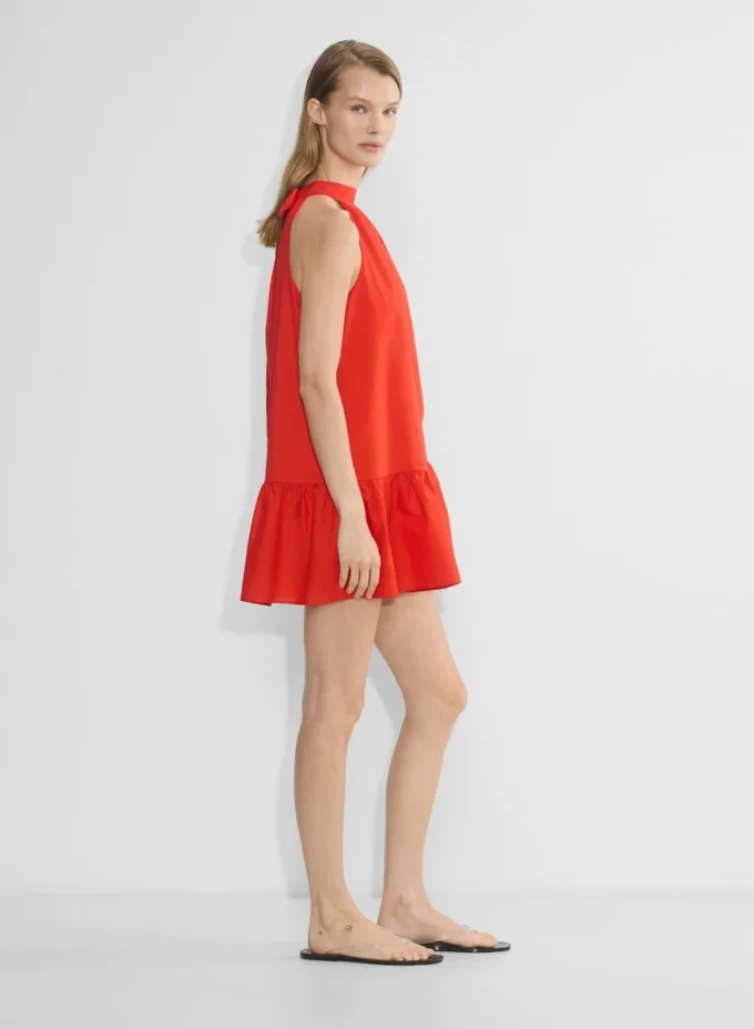 Fawn Popeline-Kleid