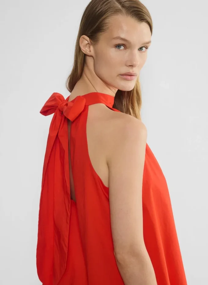Fawn Popeline-Kleid