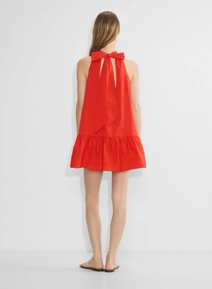 Fawn Popeline-Kleid