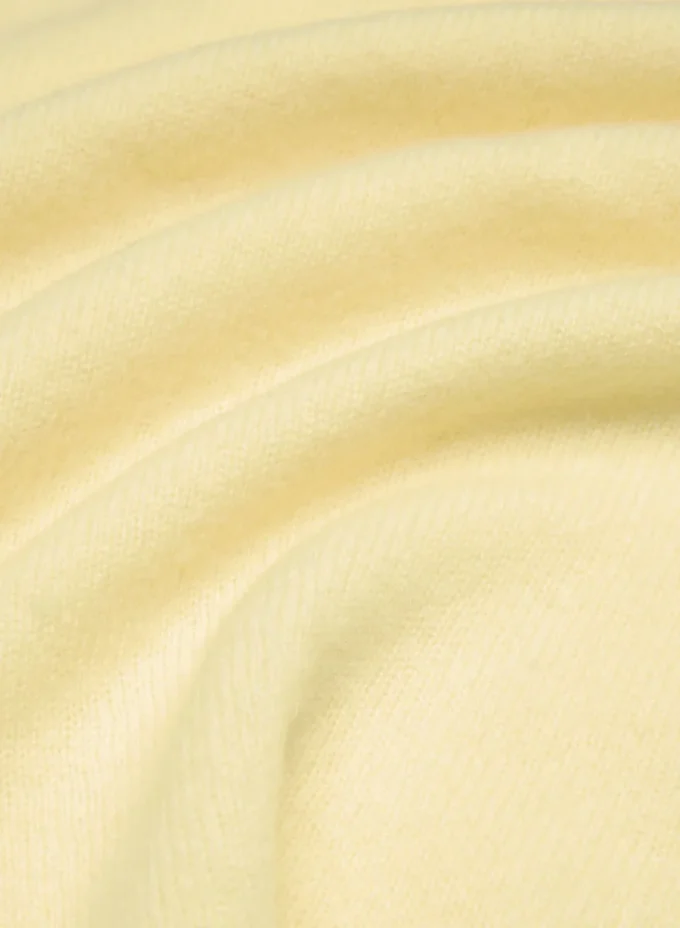 Feather Cashmere Entspannter Pullover mit kurzen Ärmeln