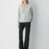 Feather Cashmere Relaxed Boatneck Sweater