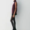 Feather Cashmere Relaxed Turtleneck Tank