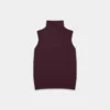 Feather Cashmere Relaxed Turtleneck Tank