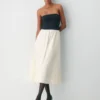 Fließendes Popeline-Kleid