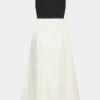 Fließendes Popeline-Kleid