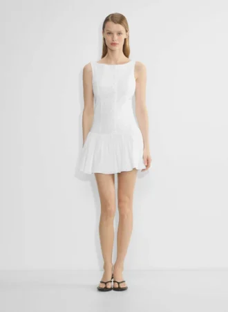 Foxglove Poplin-Kleid
