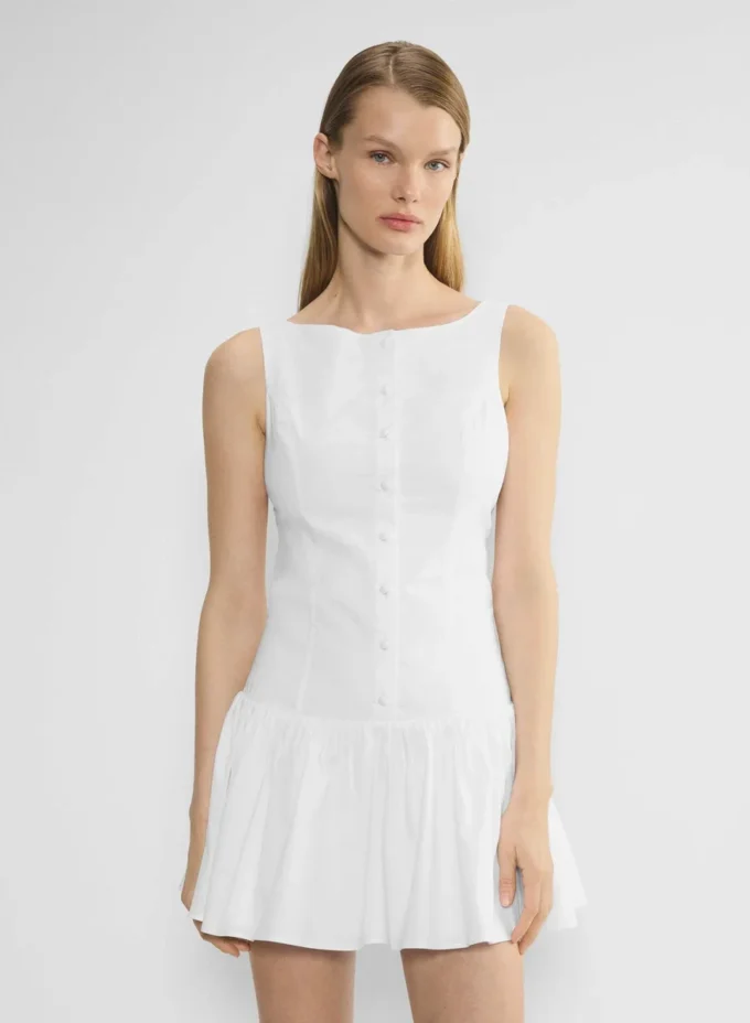 Foxglove Poplin-Kleid Foxglove Poplin-Kleid