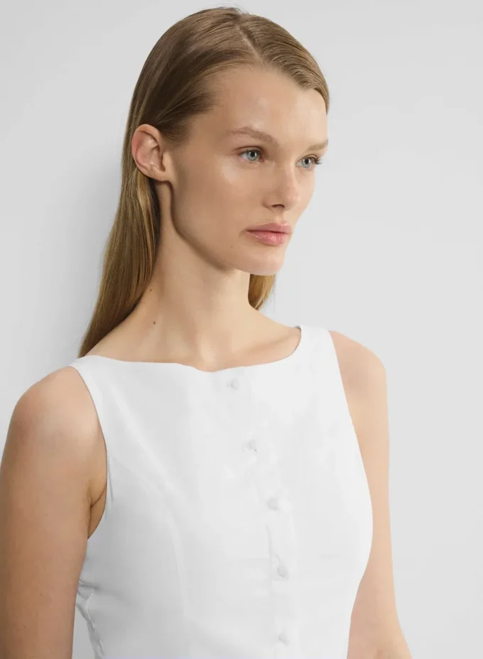 Foxglove Poplin-Kleid Foxglove Poplin-Kleid
