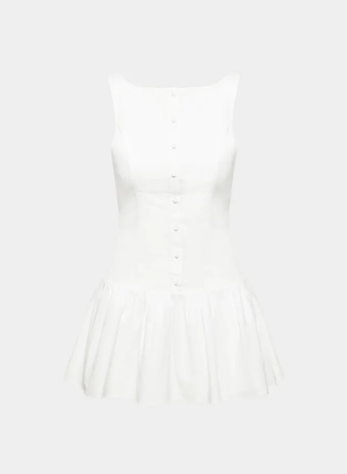Foxglove Poplin-Kleid Foxglove Poplin-Kleid