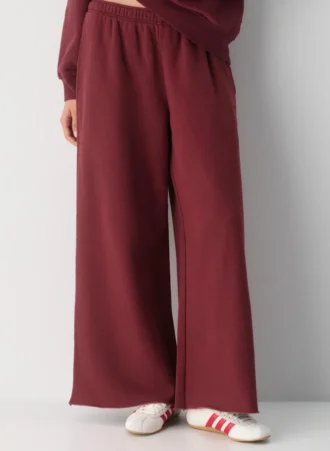 Gemütliche Sweatfleece-Hose mit niedriger Leibhöhe