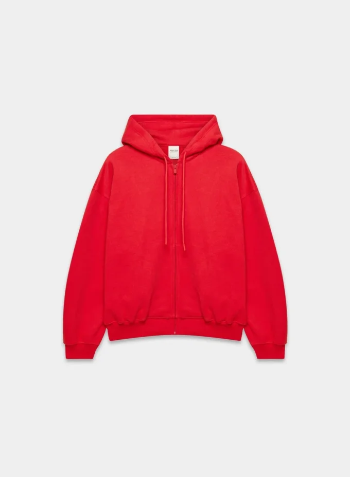 Gemütlicher Sweatfleece-Hoodie mit Mega-Reißverschluss