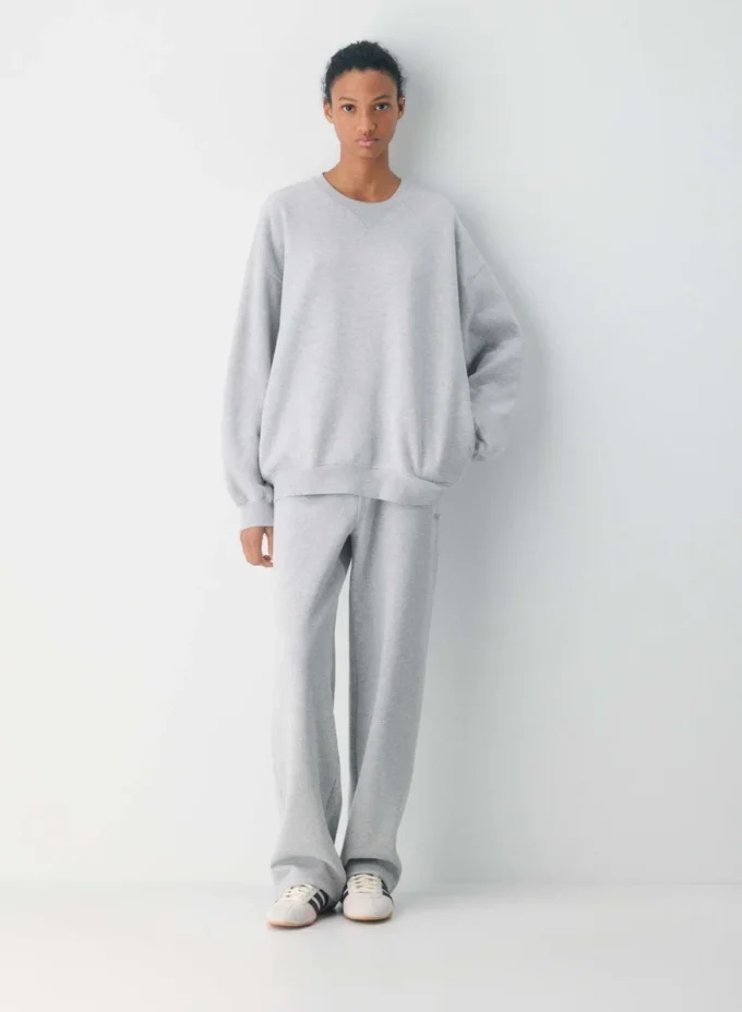 gemütliches Sweatfleece Neues Mega Crew Sweatshirt gemütliches Sweatfleece Neues Mega Crew Sweatshirt