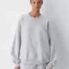 gemütliches Sweatfleece Neues Mega Crew Sweatshirt gemütliches Sweatfleece Neues Mega Crew Sweatshirt