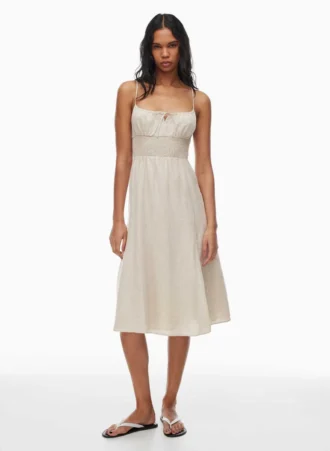 Genoa Leinenkleid