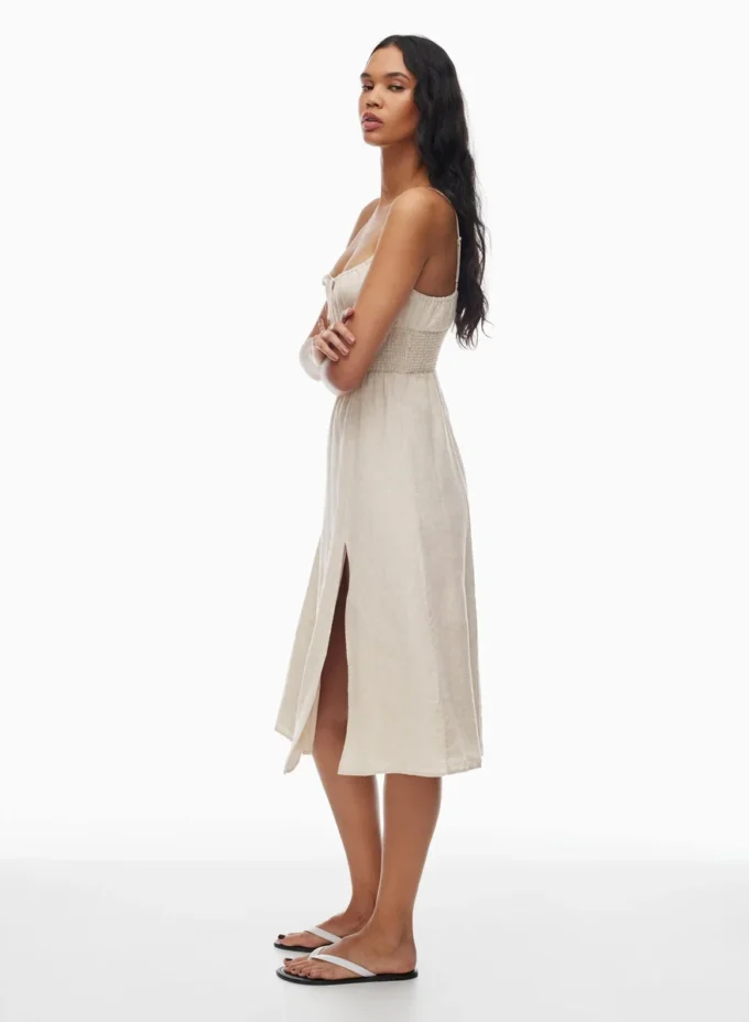 Genoa Leinenkleid