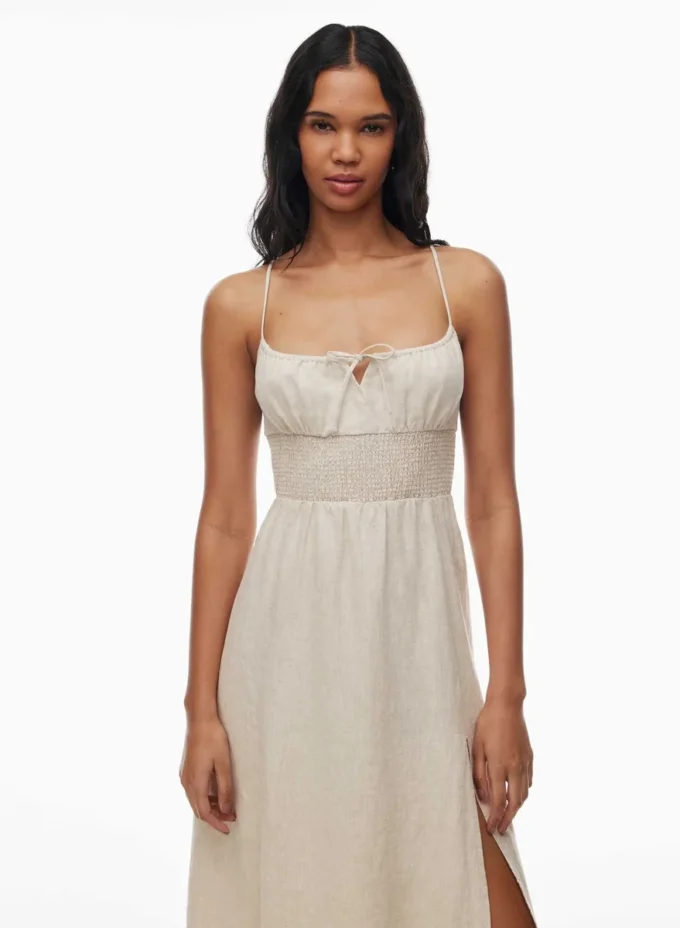 Genoa Leinenkleid