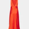 Goddess Satin-Kleid