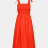 Golden Hour Leinenkleid