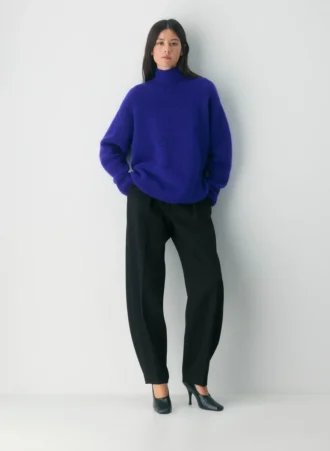 Gotham Merino-Wollrollkragenpullover