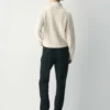 Heritage Knit Merino Wool Collar Cardigan